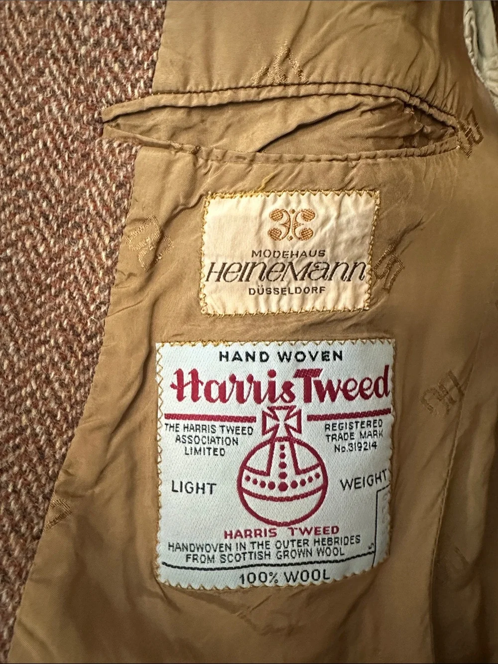 Brown Herringbone Wool-Blend Sport Coat- Menswear